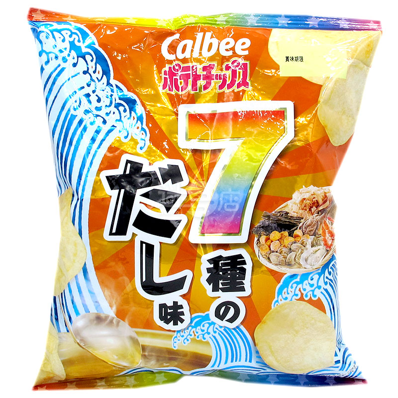 7 kinds of broth-flavored potato chips