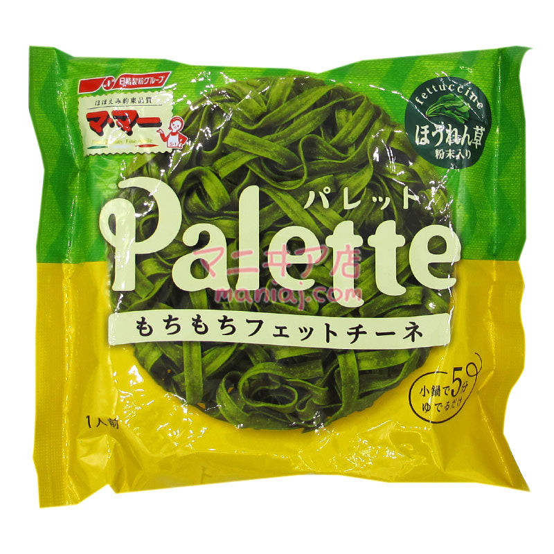 Nissin Spinach Wide Noodles**