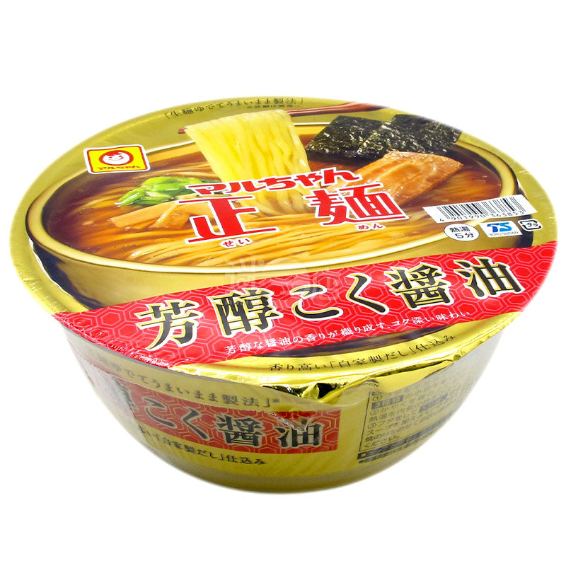Rich soy sauce flavored ramen