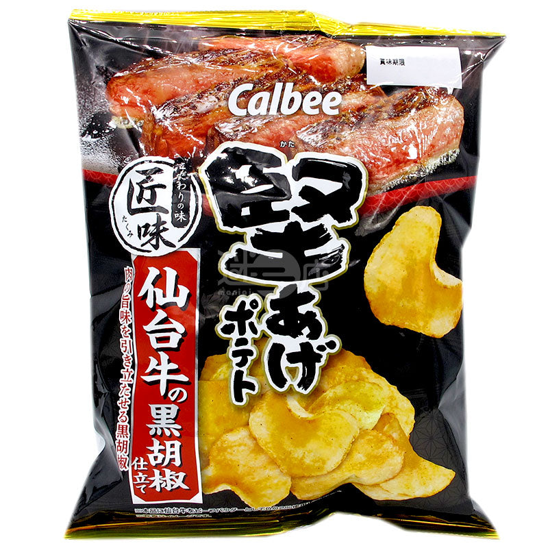 匠味  仙台牛黑胡椒硬薯片