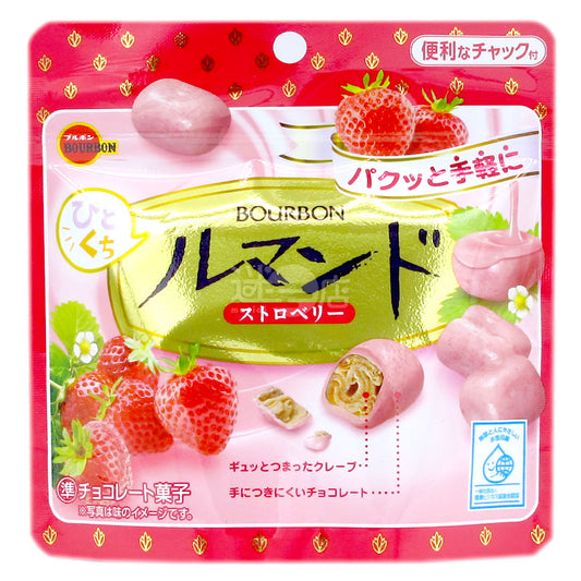 一口士多啤梨朱古力脆