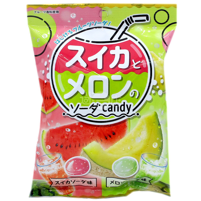 Watermelon and Honeydew Melon Soda