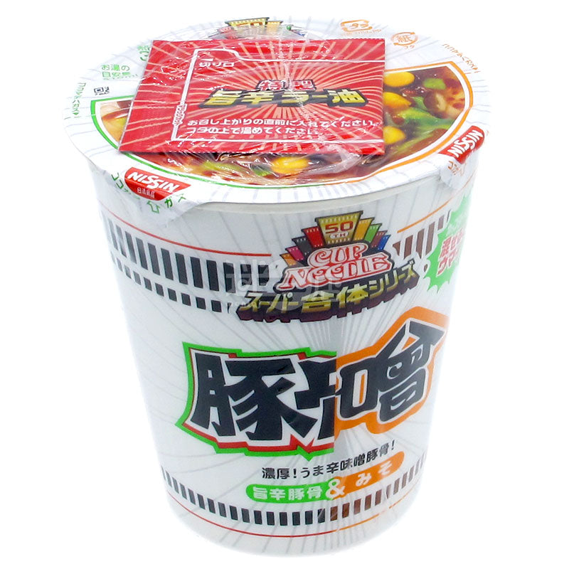 合味道 超級合體 味噌&旨辛豚骨杯麵