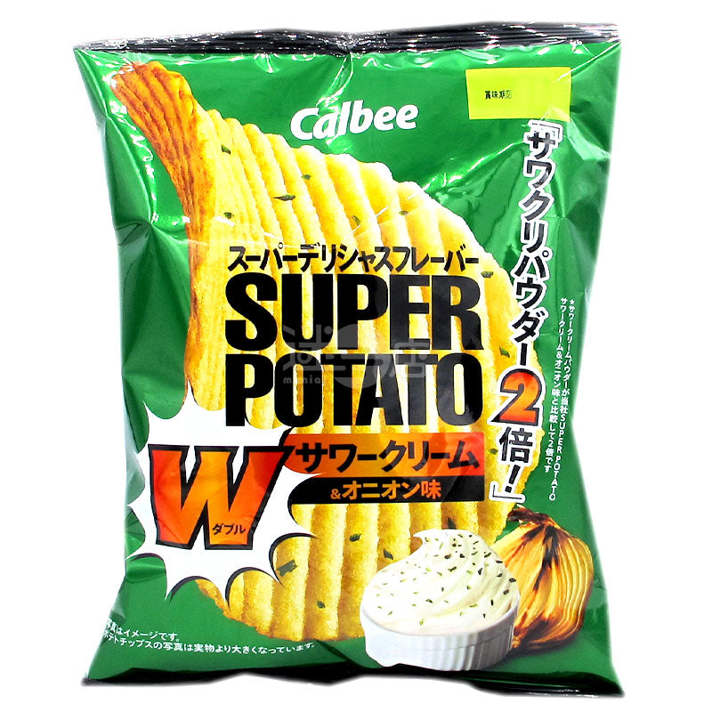 SUPER POTATO W酸忌廉洋蔥味薯片