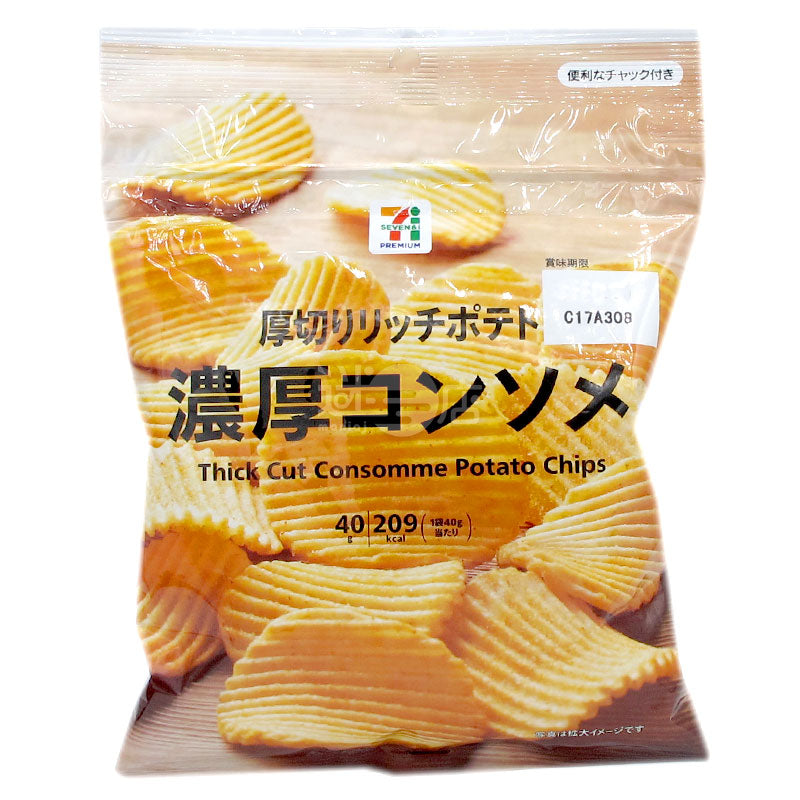 Thick-Cut Potato Chips in Thick Consomme