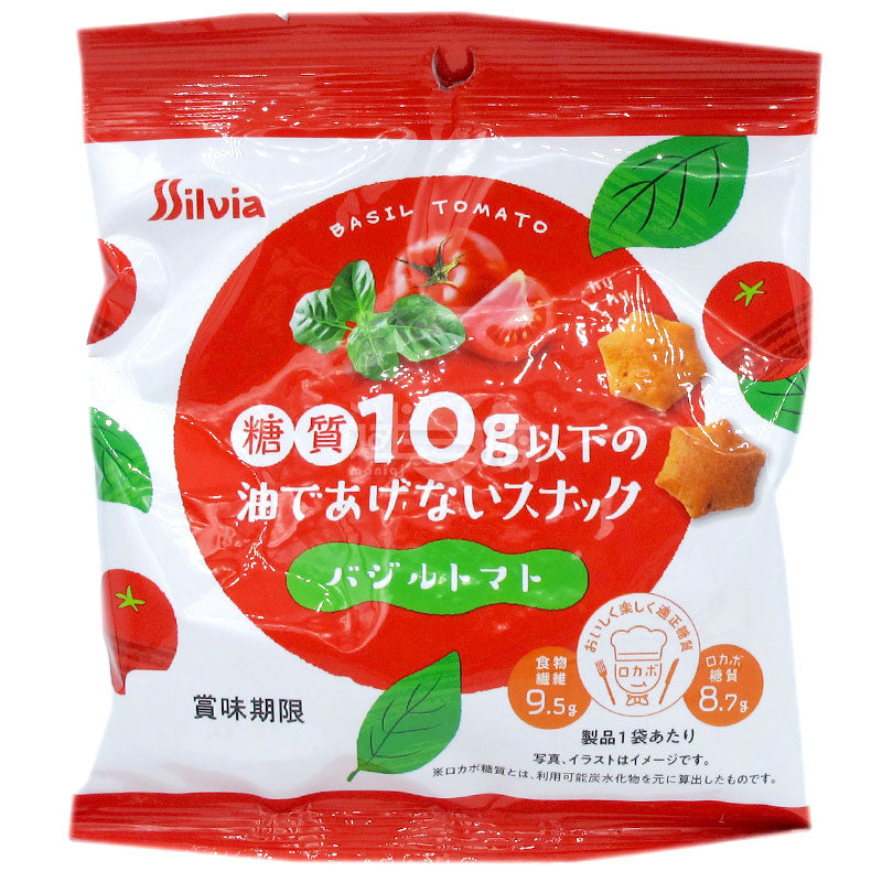 碳水化合物10g以下的非油炸小食 羅勒番茄味