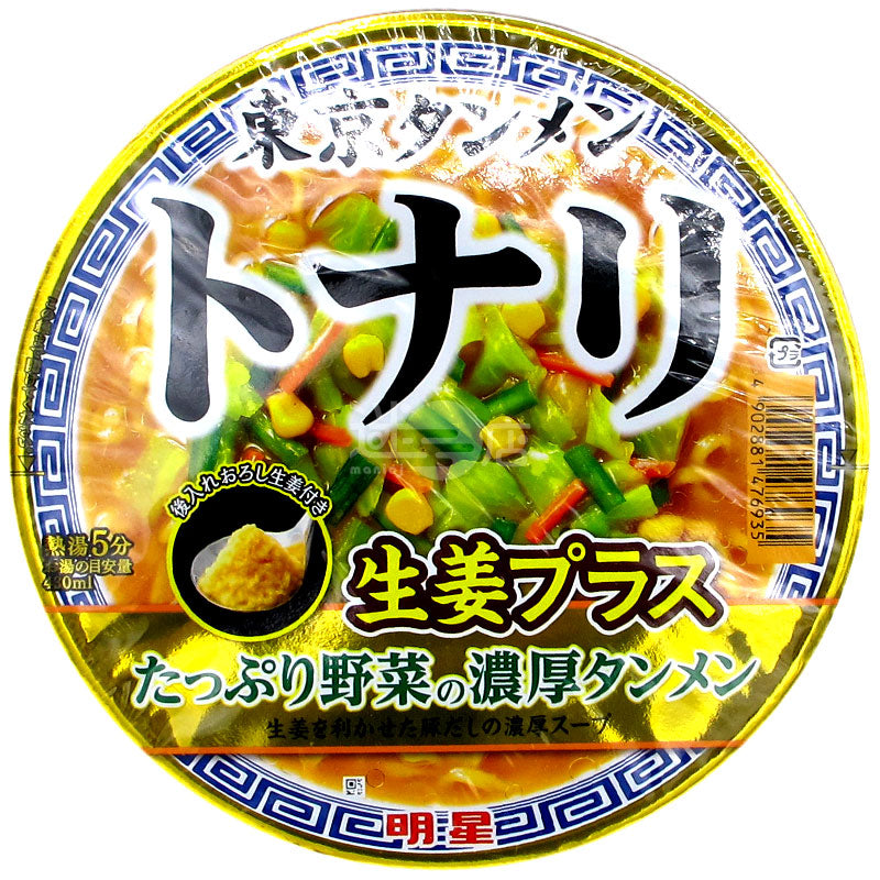 Tokyo Noodle Soup TONARI Ginger PLUS Vegetable Thick Noodle Soup