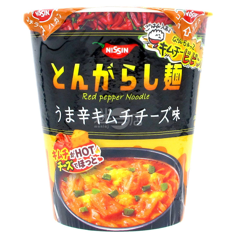 Chili Noodles Delicious Spicy Kimchi Cheese Flavor