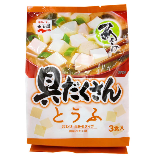 豐富配料豆腐味噌湯