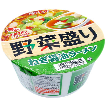 山菜ネギ醤油ラーメン